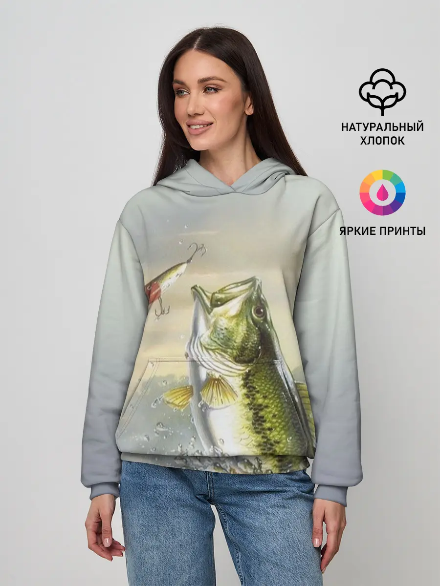 Женское худи / Рыбалка