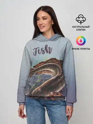 Женское худи / Fish