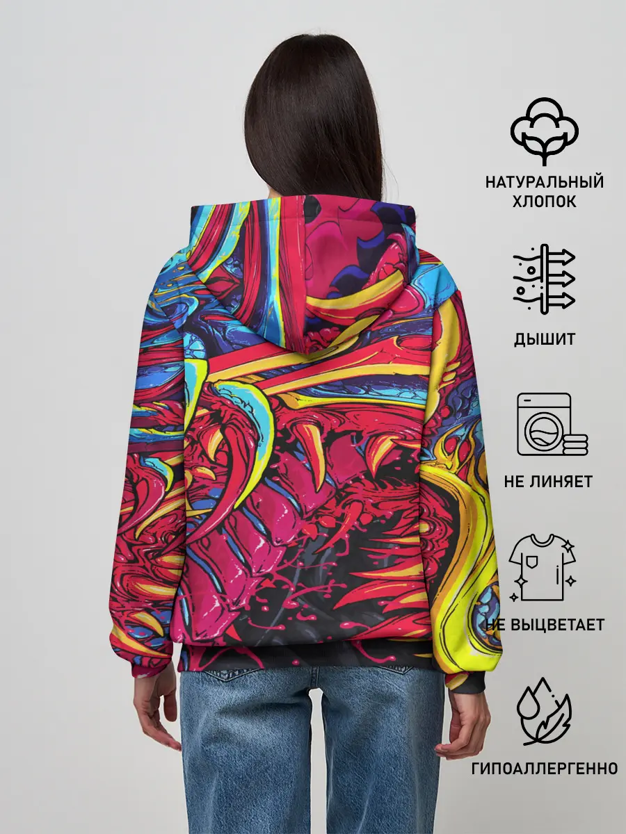 Женское худи / CS GO hyper beast skin