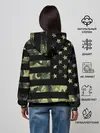 Женское худи / American Flag Camo