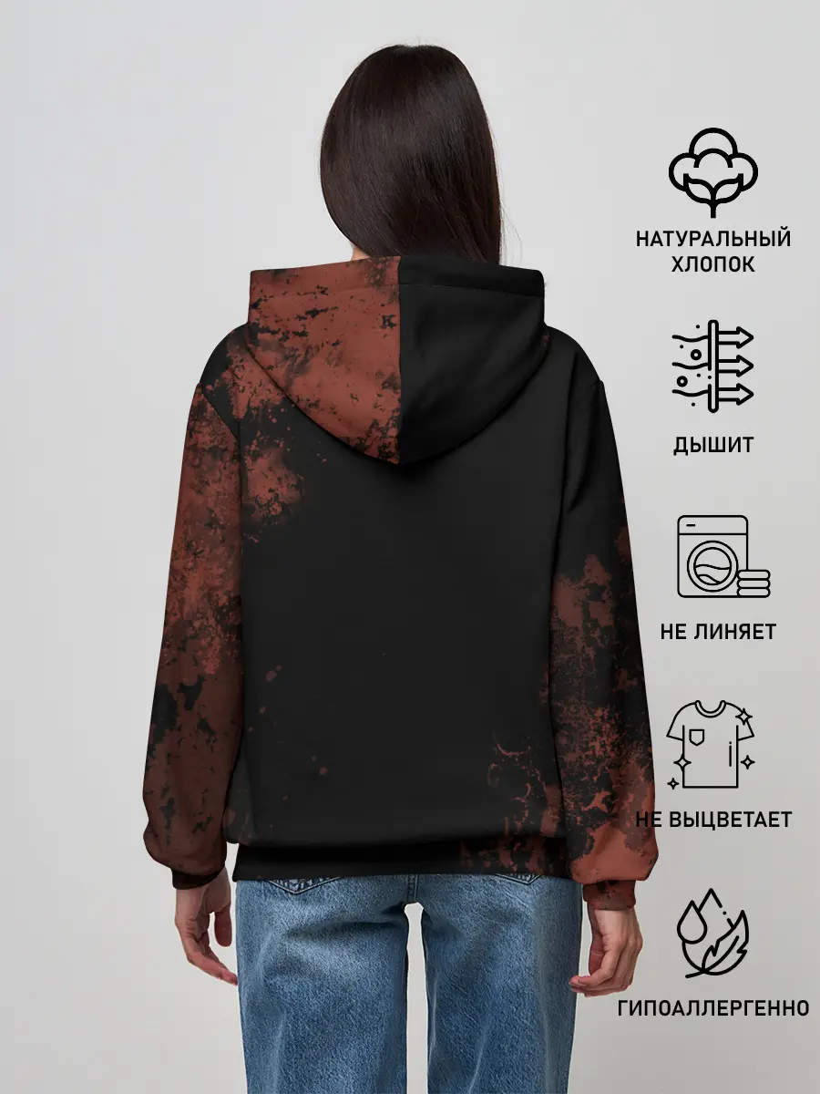 Женское худи / Острые козырьки