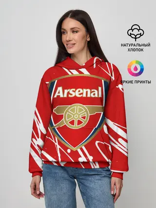 Женское худи / Arsenal