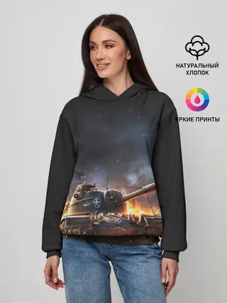 Женское худи / ПОЛЕ БОЯ