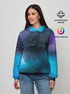 Женское худи / Рисованный Космос