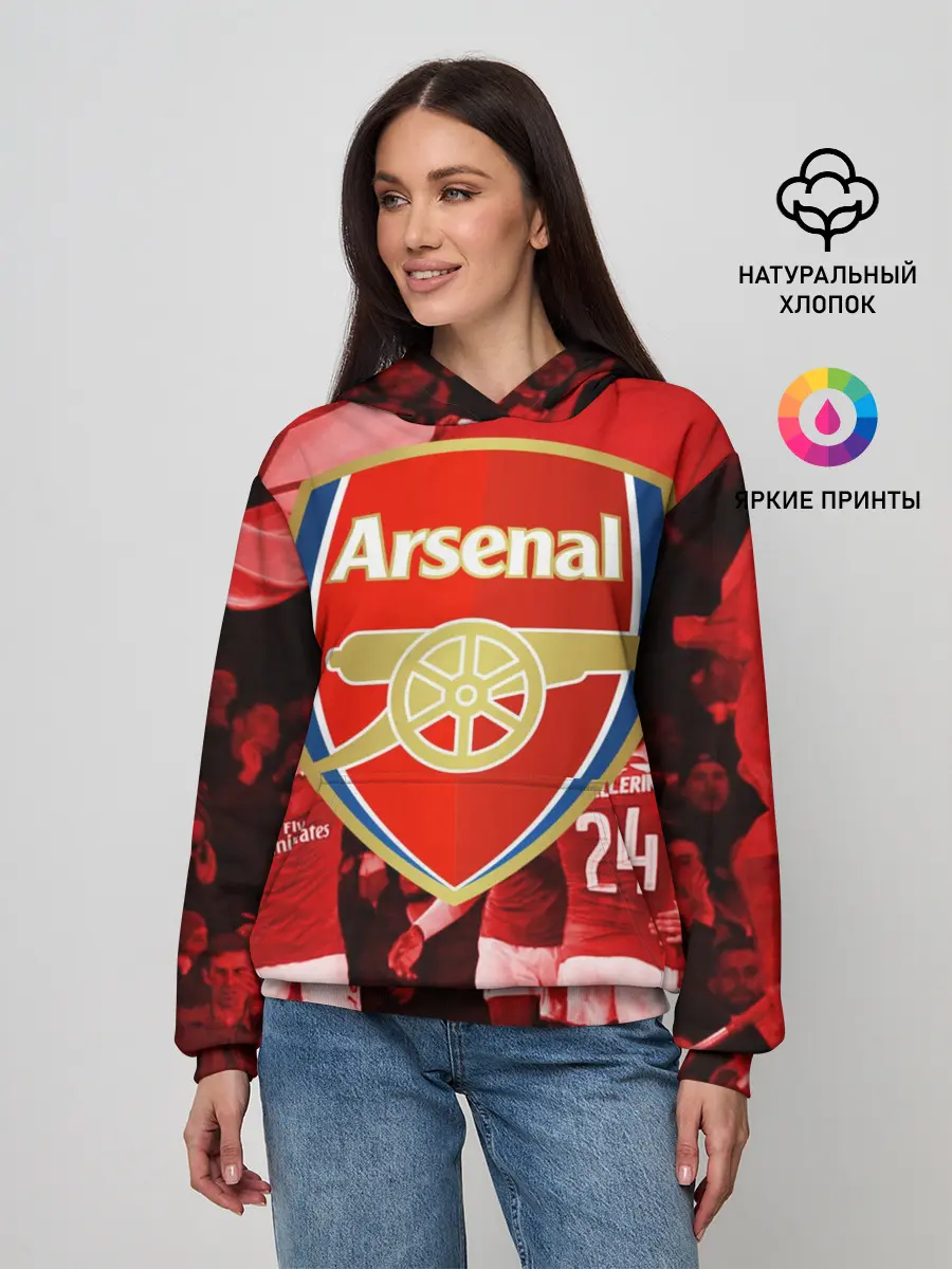 Женское худи / Arsenal