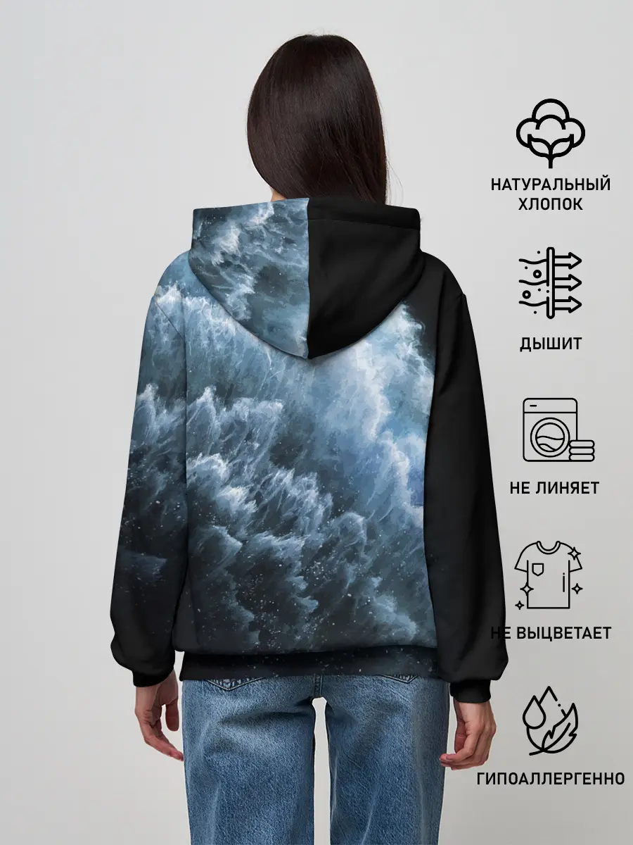 Женское худи / Обои iPhone 11 Pro