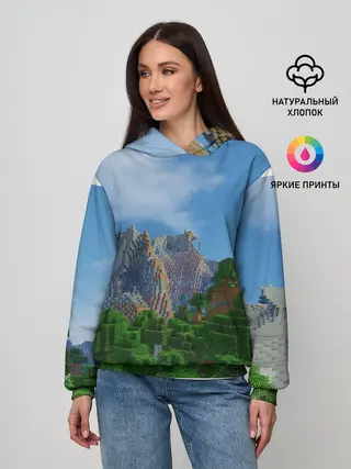 Женское худи / Minecraft