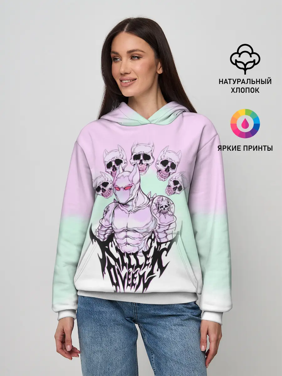 Женское худи / KILLER QUEEN 5 черепов