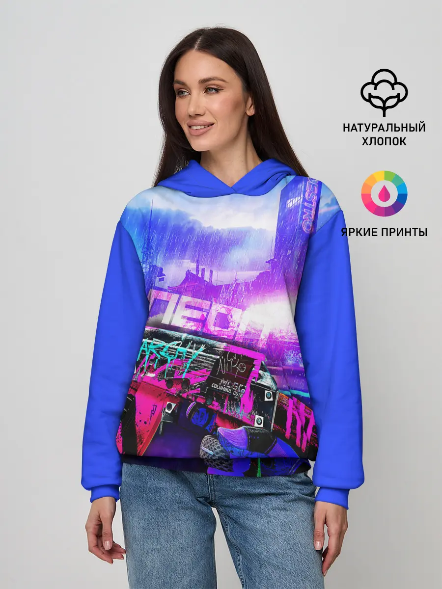 Женское худи / CS GO:Неоновая Революция