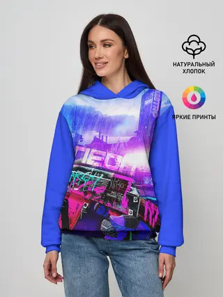 Женское худи / CS GO:Неоновая Революция