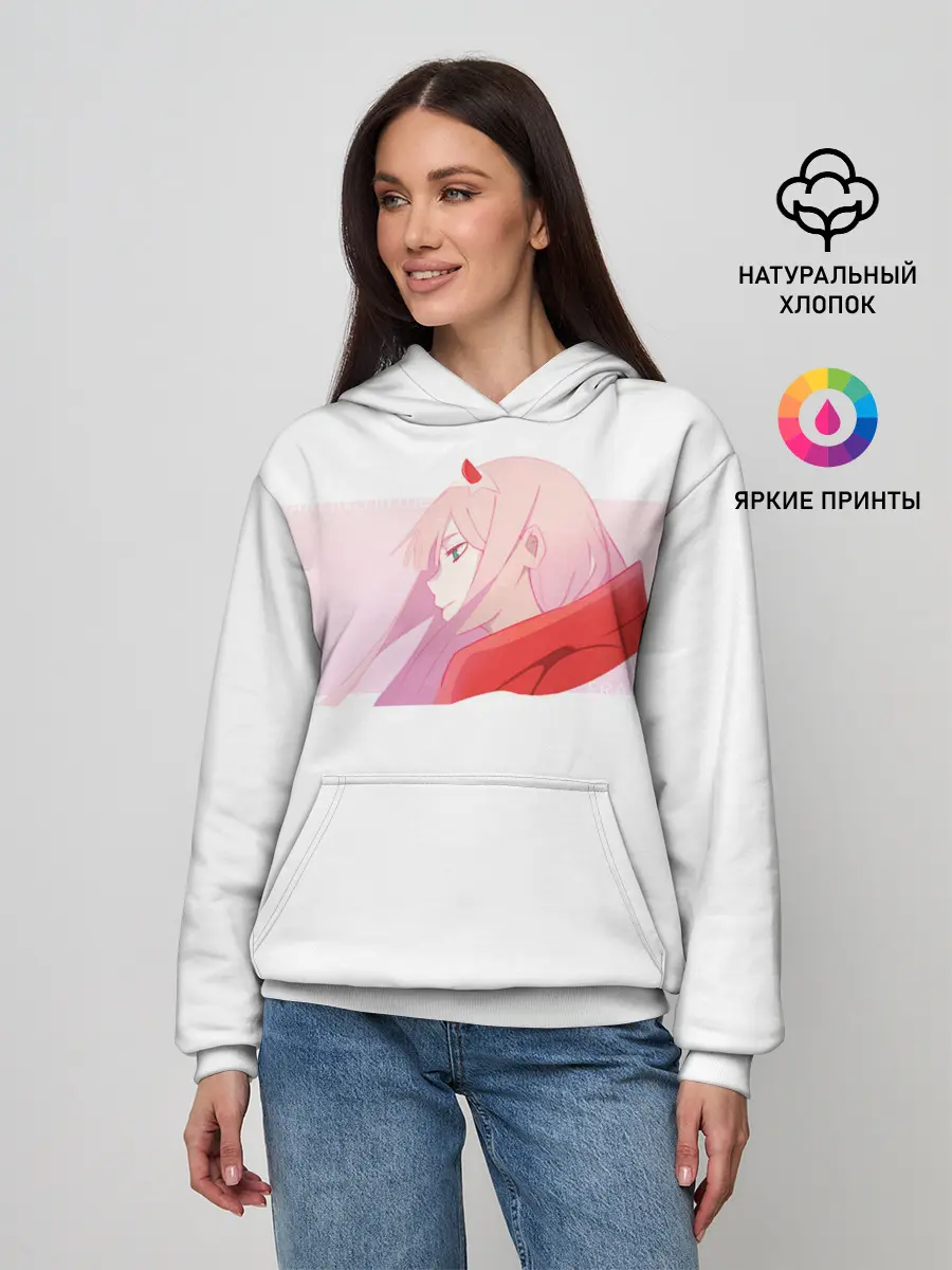 Женское худи / Ноль два профиль