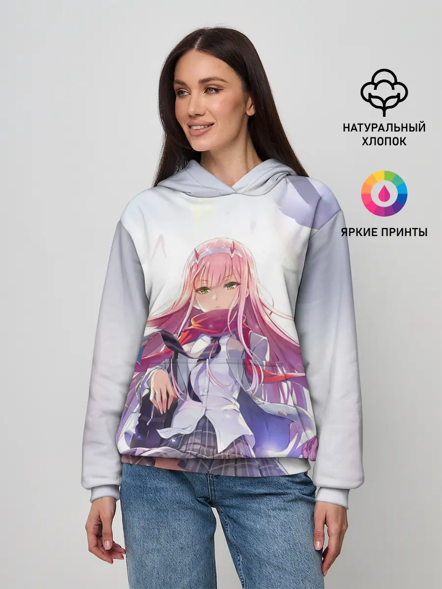 Женское худи / Ноль два арт