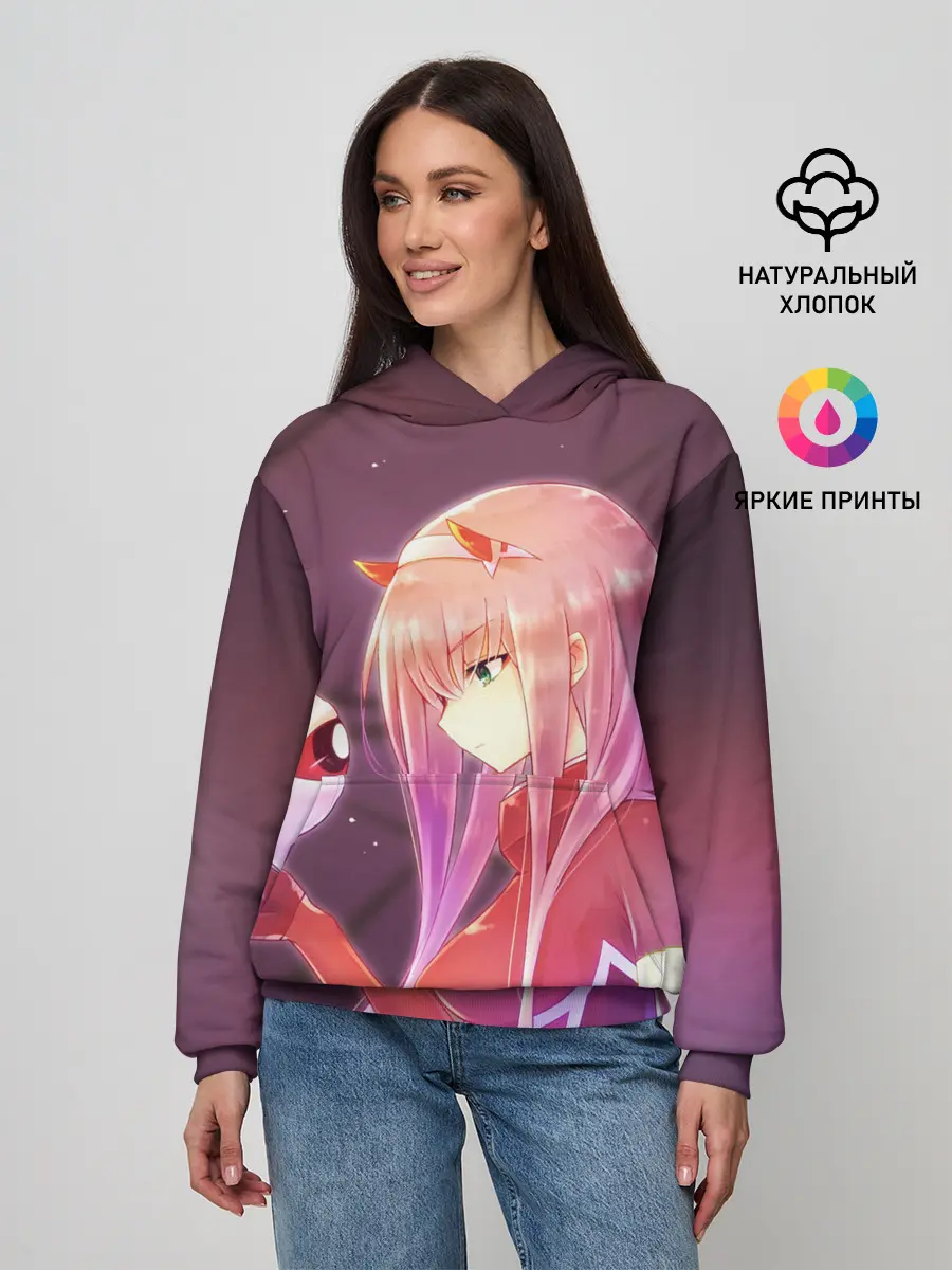 Женское худи / Ноль два глаз