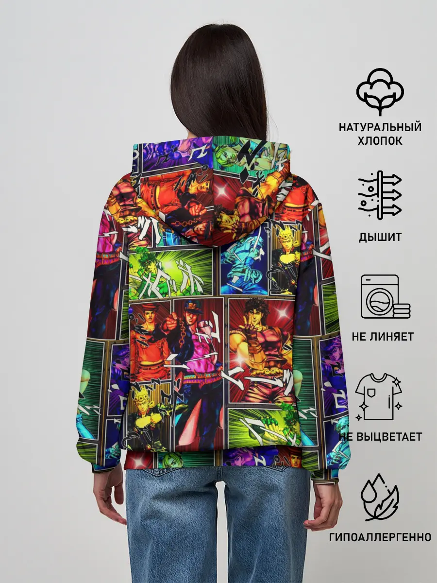 Женское худи / Джоджо комикс