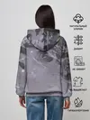 Женское худи / Ноль два арт серый