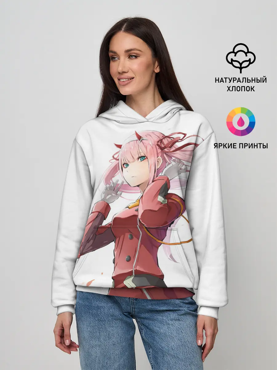 Женское худи / ноль два ветер