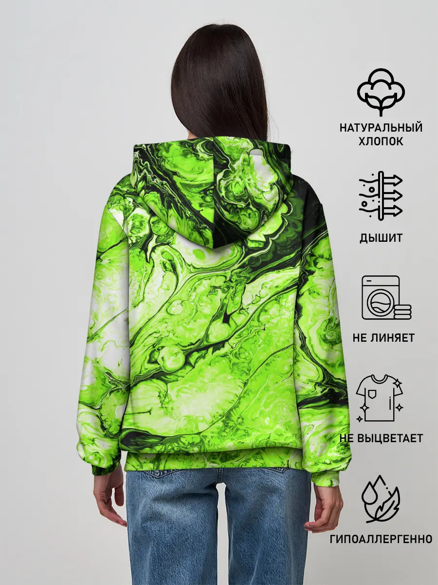 Женское худи / Токсичные краски