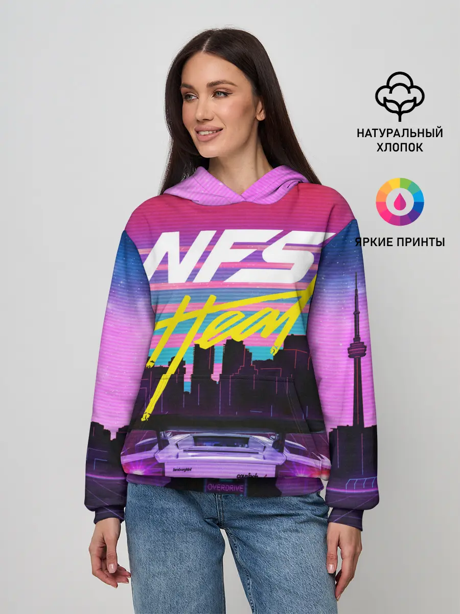 Женское худи / Need For Speed Heat