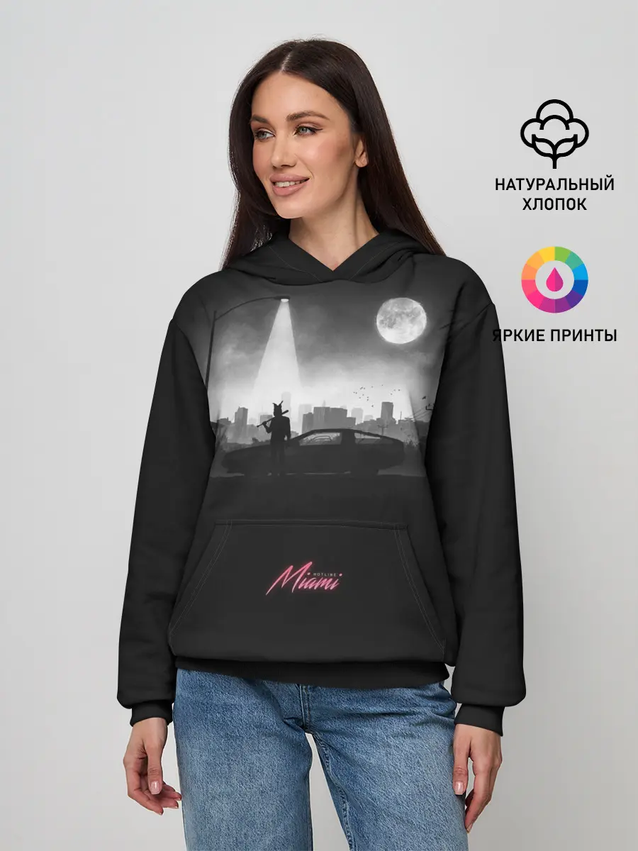 Женское худи / Miami Black