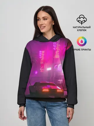 Женское худи / НЕОНОВЫЙ ГОРОД | NEON CITY