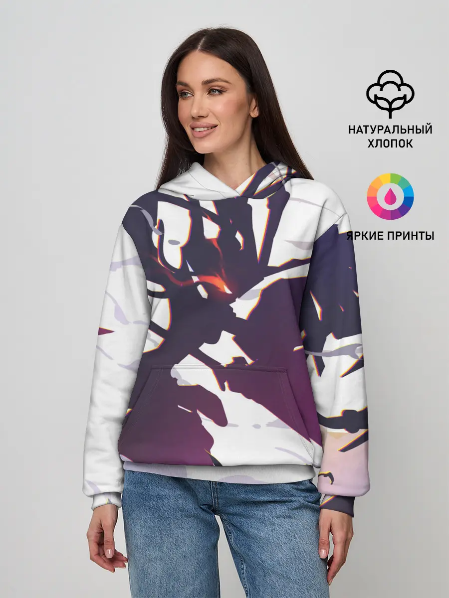 Женское худи / милый во франксе абстракция