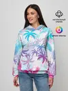 Женское худи / НЕОНОВЫЕ ПАЛЬМЫ