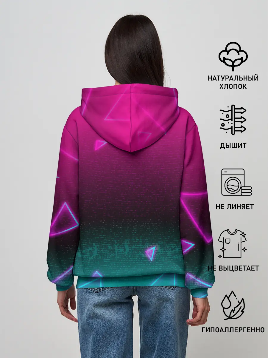 Женское худи / НЕОНОВЫЙ ЧУЖОЙ