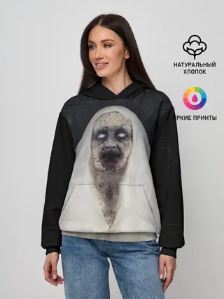 Женское худи / Страшный призрак