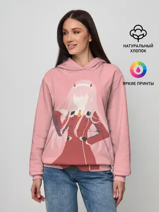 Женское худи / ноль два минимал