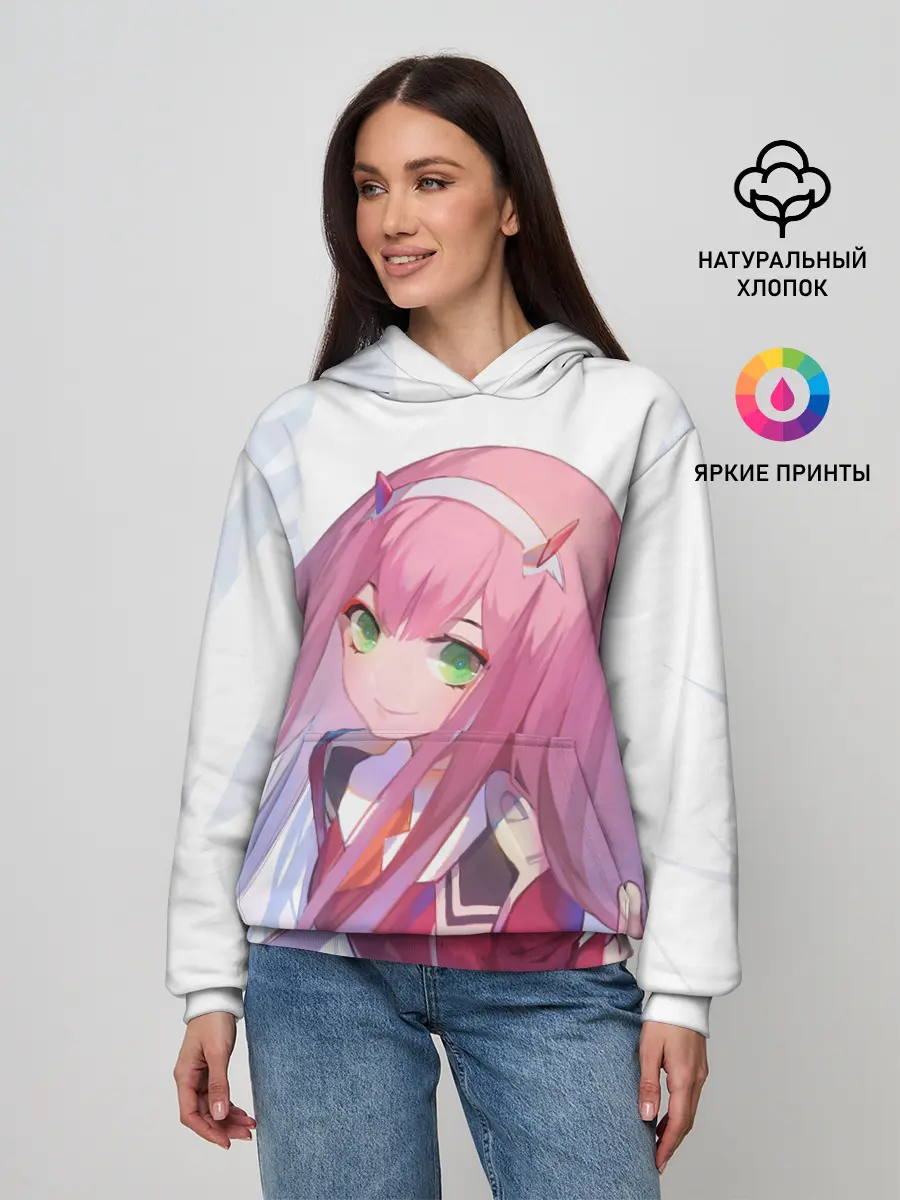 Женское худи / ноль два пальцы