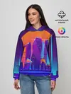 Женское худи / НЕОНОВЫЙ ГОРОД