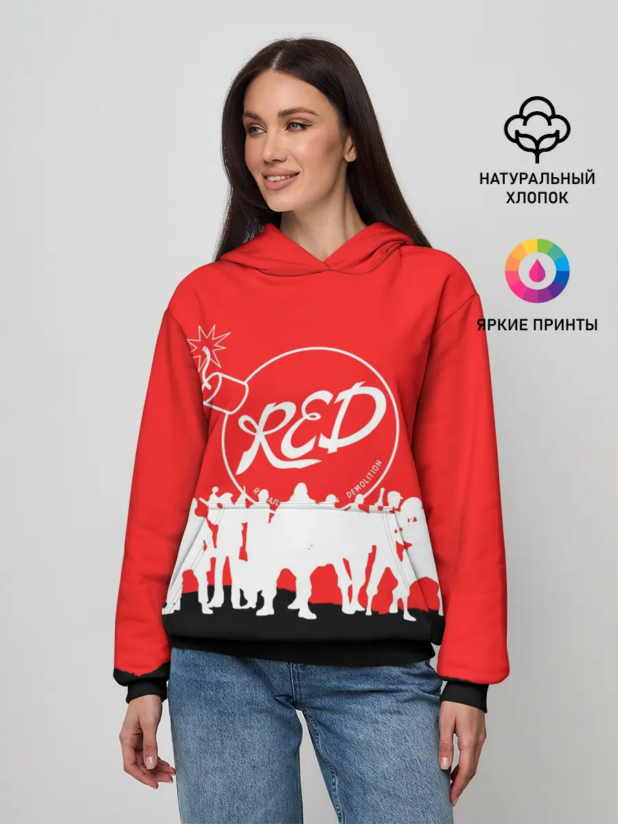 Женское худи / TEAM FORTRESS 2 RED TEAM