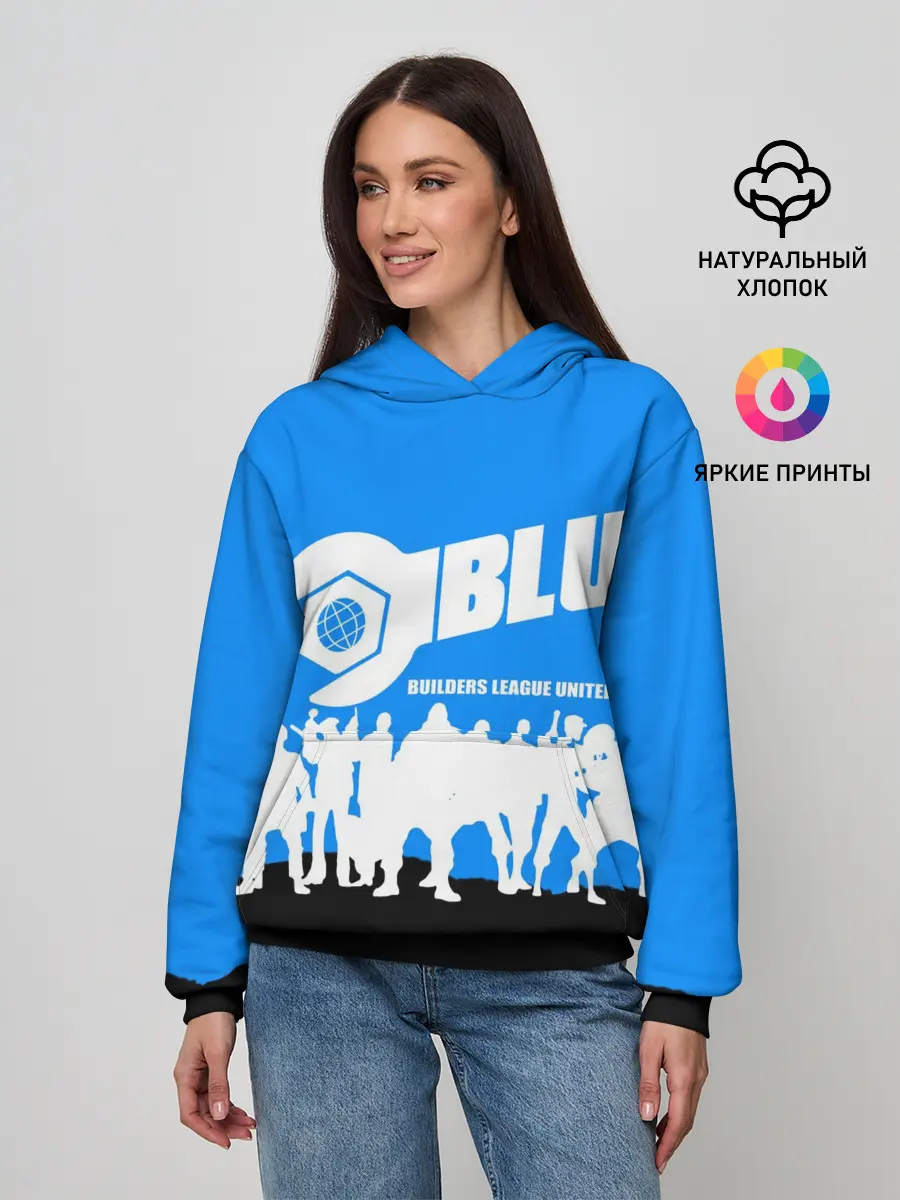 Женское худи / TEAM FORTRESS 2 BLUE TEAM