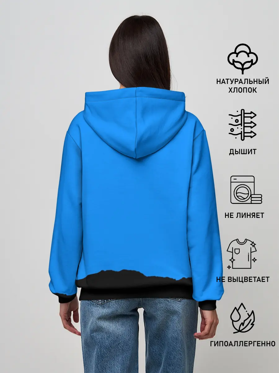 Женское худи / TEAM FORTRESS 2 BLUE TEAM