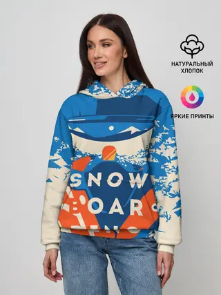Женское худи / SNOW BOAR DING