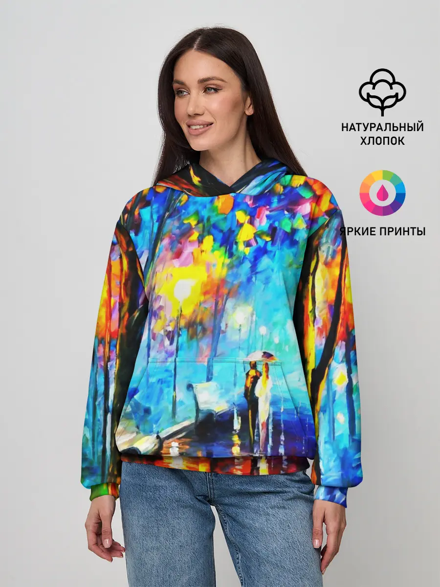 Женское худи / ВЕЧЕРНЯЯ ПРОГУЛКА