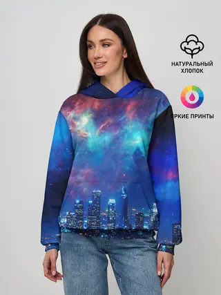 Женское худи / НОЧЬ В ГОРОДЕ
