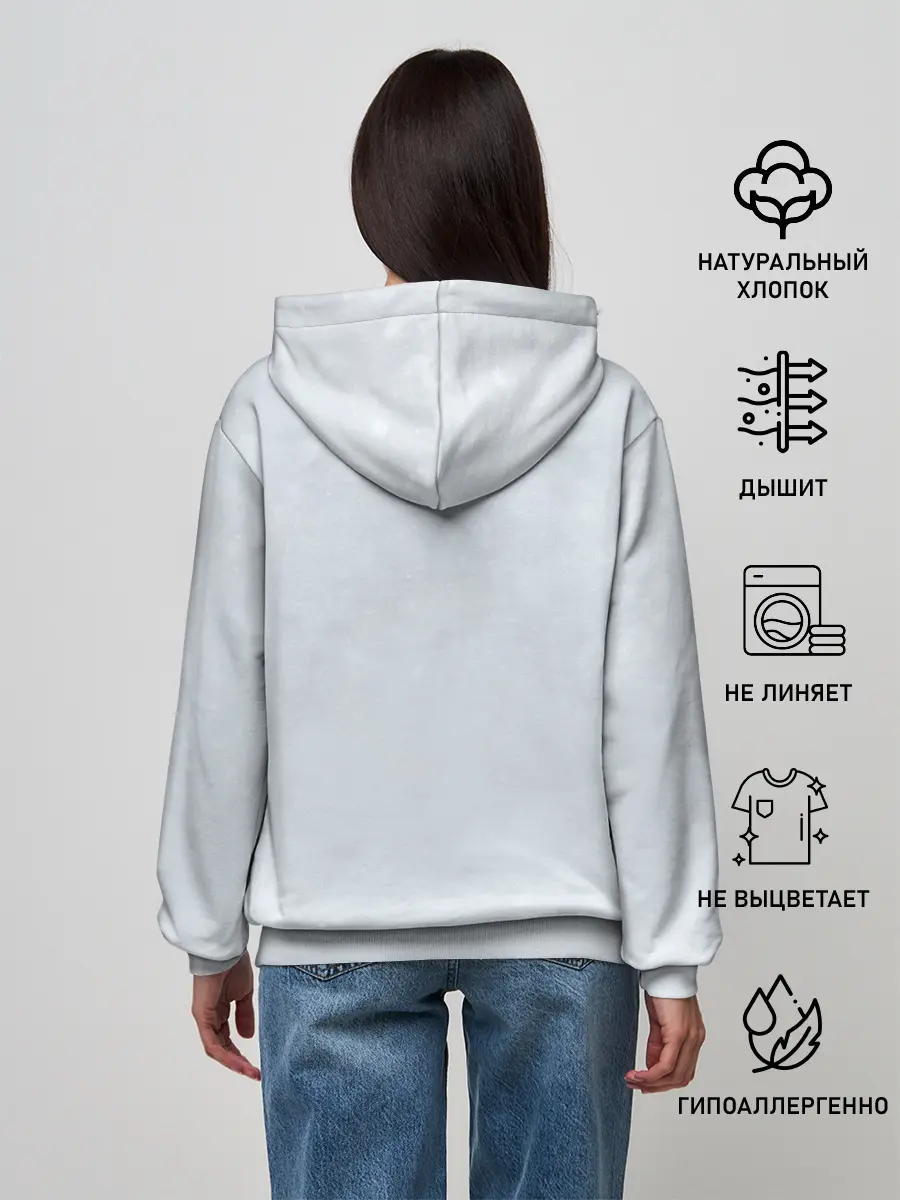 Женское худи / Зимняя лисичка