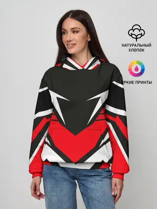 Женское худи / Sports geometry 4