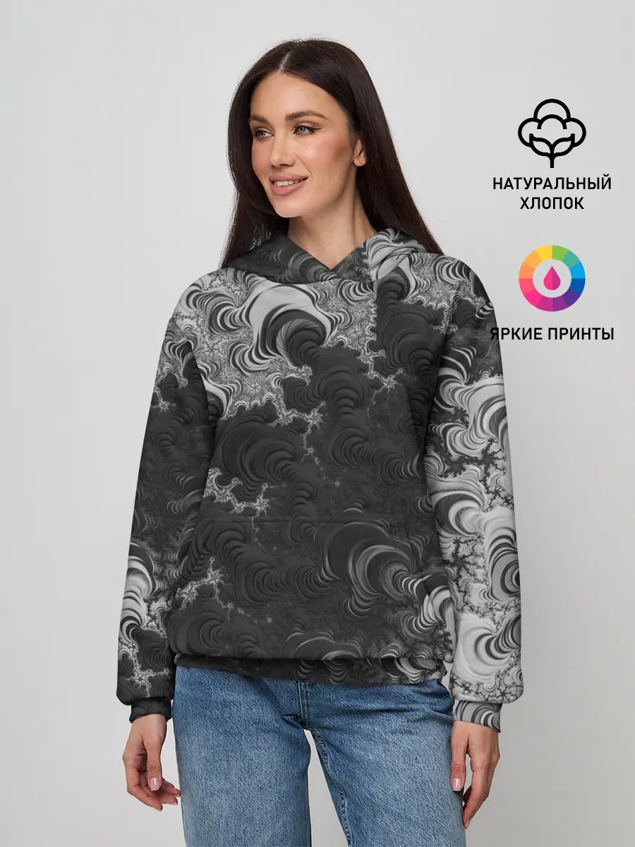 Женское худи / Абстракция