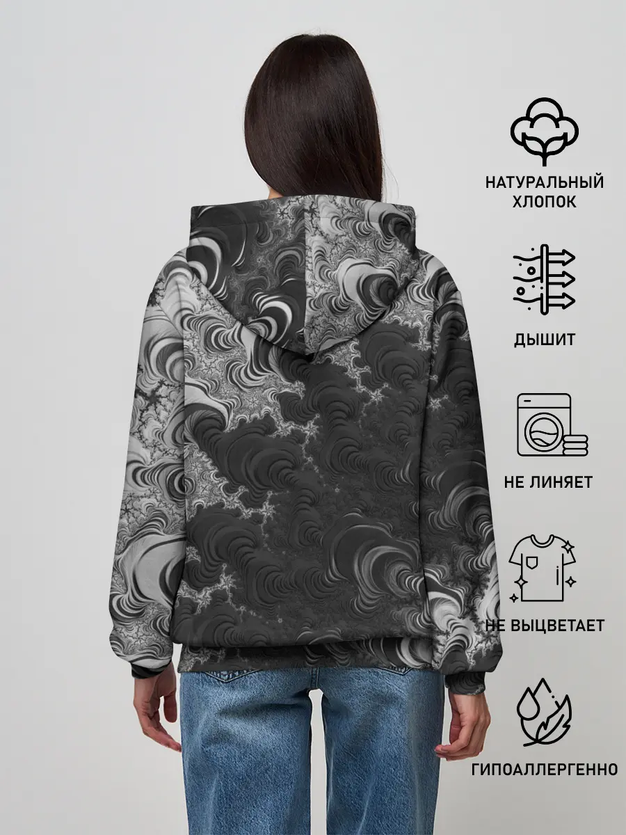 Женское худи / Абстракция