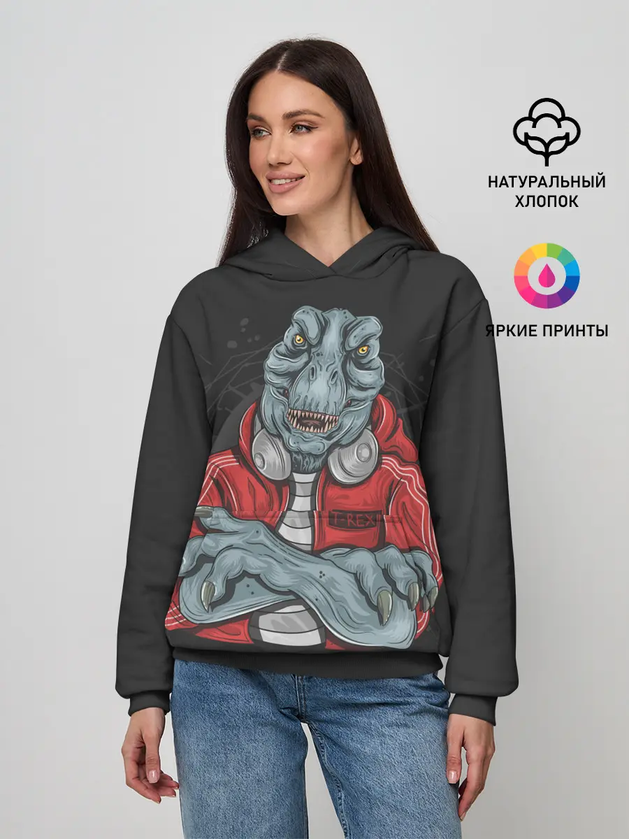 Женское худи / T-Rex