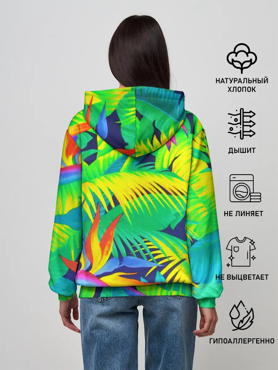 Женское худи / ТРОПИКИ