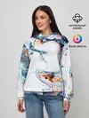 Женское худи / Брызги красок