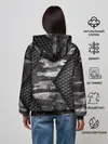 Женское худи / Камуфляжная 3D броня