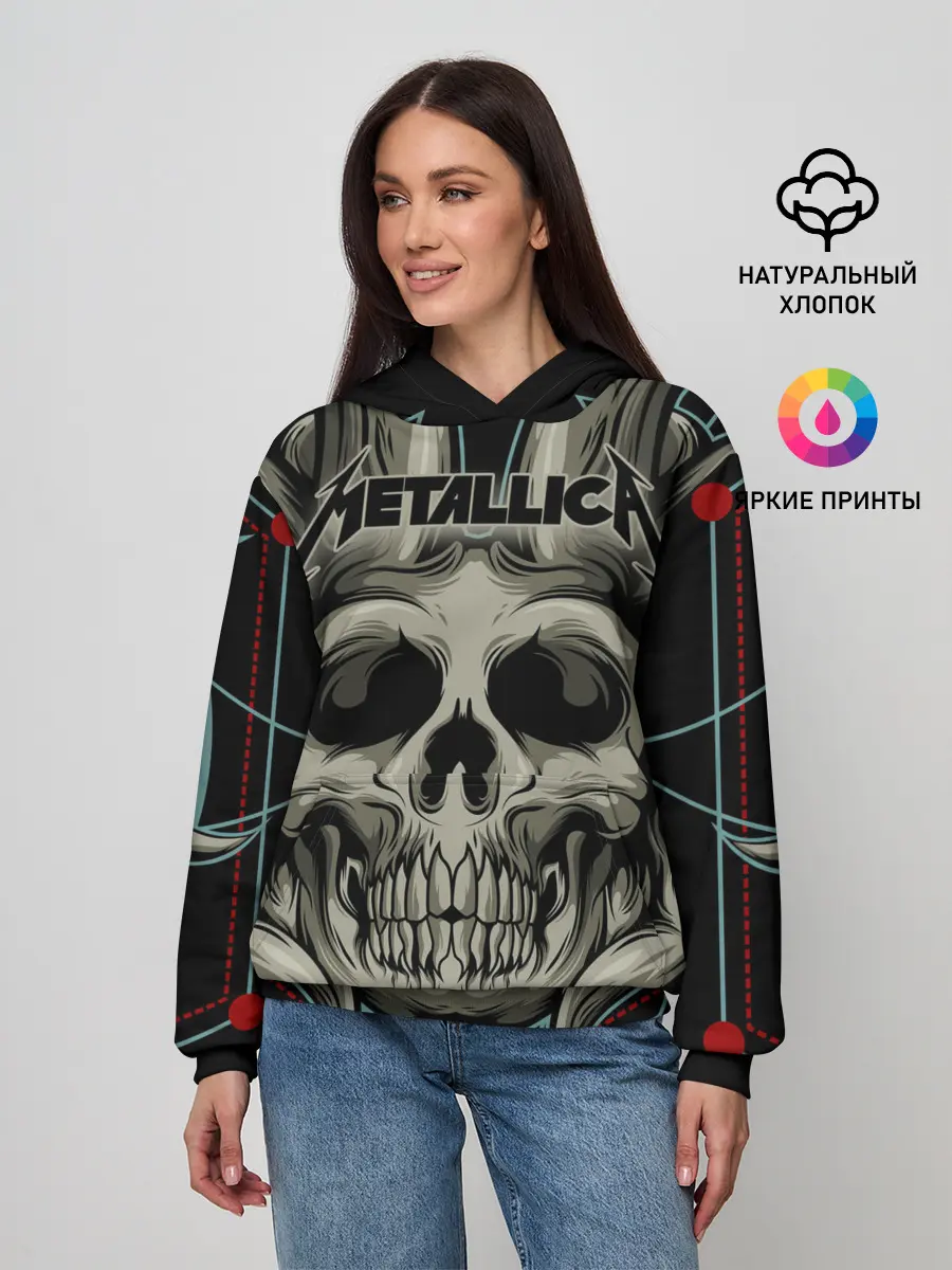 Женское худи / Metallica