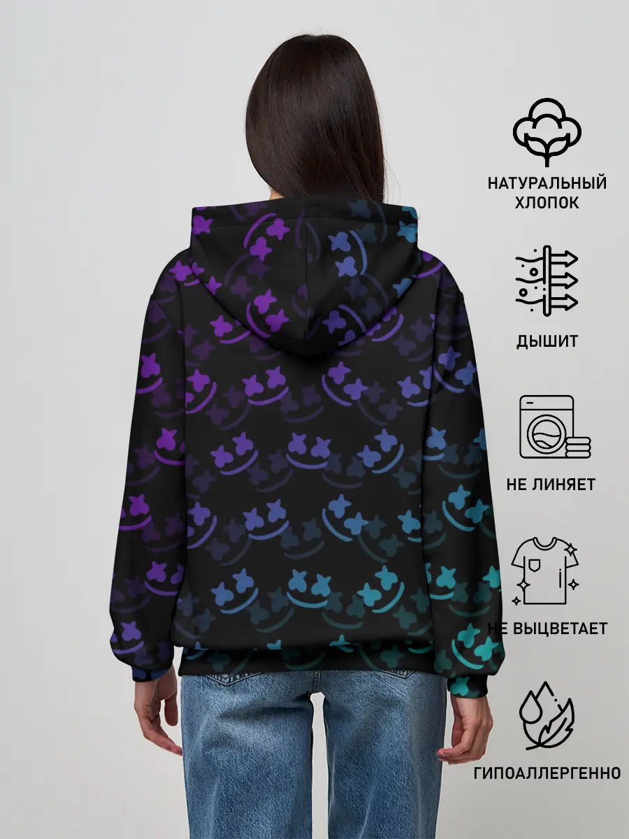 Женское худи / FORTNITE MARSHMELLO