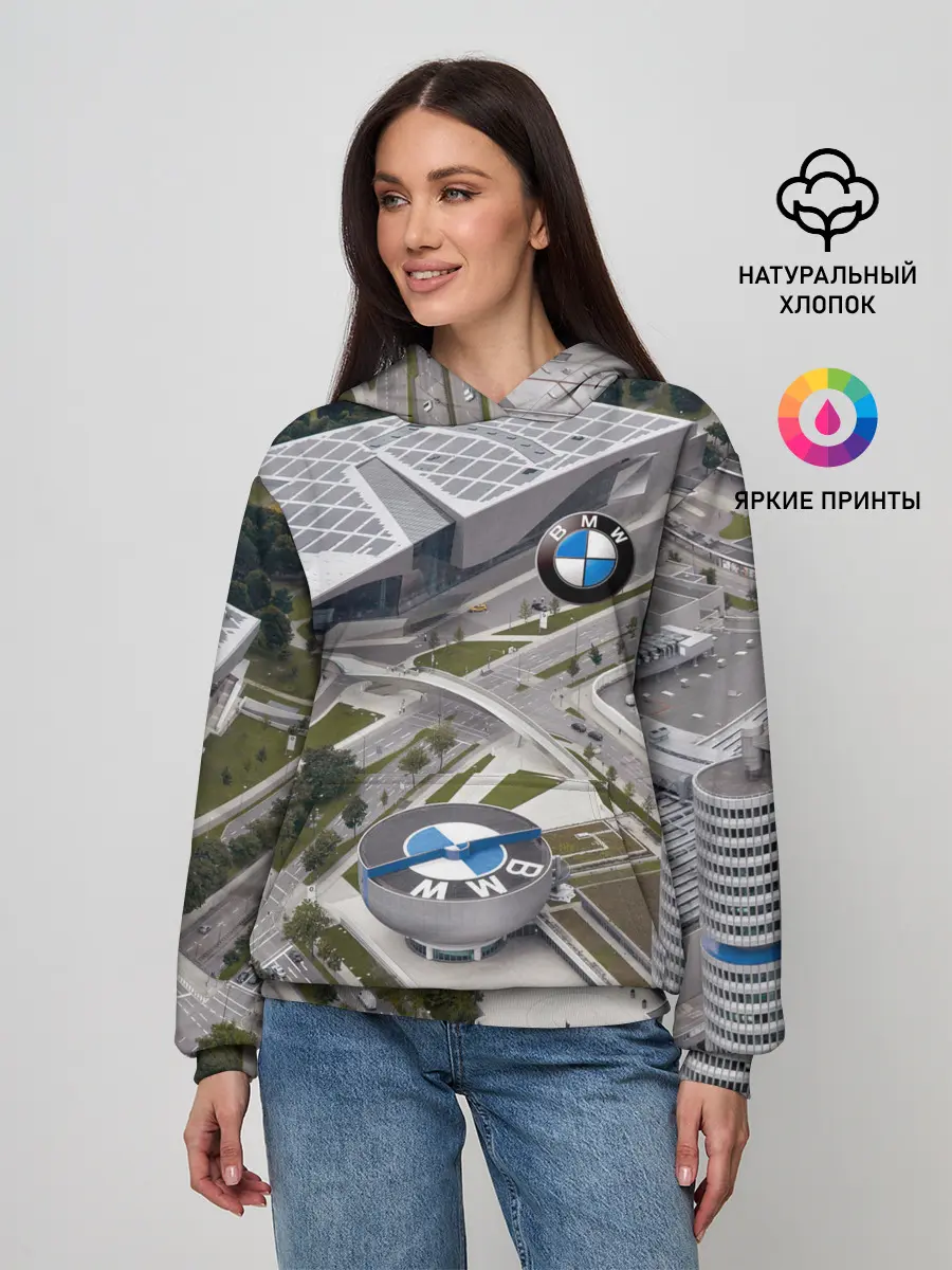 Женское худи / BMW city