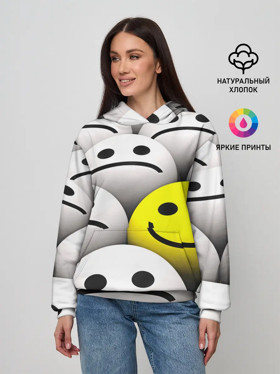 Женское худи / EMOJI 2019