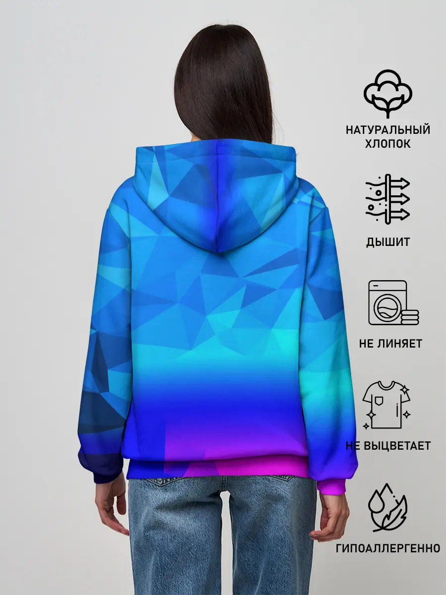 Женское худи / ABSTRACT NEON